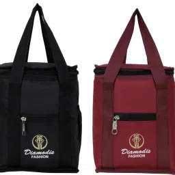 All Age Combo 2 Lunch Bags Tiffin Bags Branded Premium Quality 07 School Office Waterproof Lunch Bag-image-21