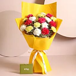 Blooming Garden Carnations Bouquet-33