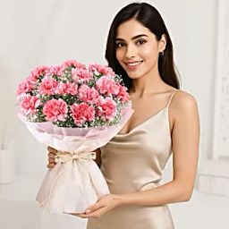 Love For Pastel Carnations Bouquet-image-78