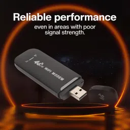 Muvit Fast & Secure 4G Internet with a Portable Dongle 4G Router 2.4 GHz 150 Mbps Wifi Speed NA MiFi (Sim Based) image 4