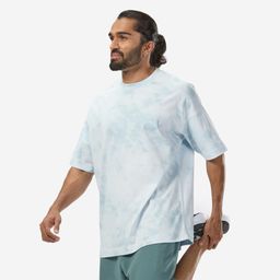 domyos T-SHIRT LOOSE 520 COSMETO Blue-picture-2