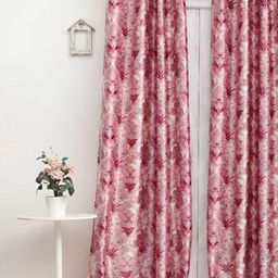 Ariana Rose & Grey Floral Eyelet Door Curtain-image-12