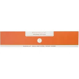 Nirmalaya 30-Pcs Brown & Orange-Color 100% Organic Mukhallat Incense Sticks Agarbatti-4