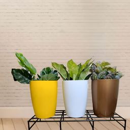 Garden Deco Black Metal Planter Stand-58