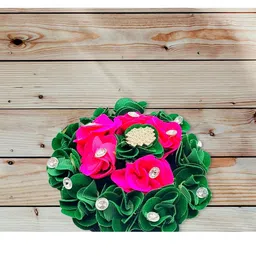 DIAN Women Green & Pink Embellished Hair Accessory Set-image-99