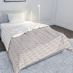 MAYFAIR HOMES LONDON Brown 2 Pieces Printed AC Room 120 GSM Single Bed Reversible Dohar-image-52