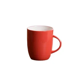 CLAY CRAFT Green & Red Solid Ceramic Glossy Mugs Set of Cups and Mugs image 2
