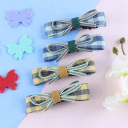 Asthetika Kids Girls Set of 4 Alligator Hair Clip-89