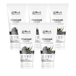 Globus naturals Set Of 5 Anti Pollution Charcoal Face Wash - 75g Each-image-31