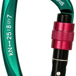 Screwgate Locking Carabiner Clip Heavy Duty Durable for Camping and Climbing Locking Carabiner-image-62
