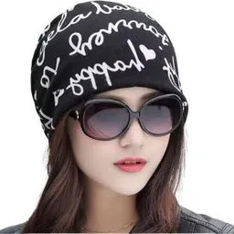 Woven, Self Design, Printed Skull Cap-image-10