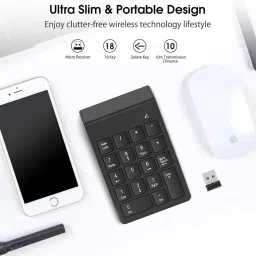 Sancy Wired Numeric Keypad Slim Mini Number Pad Keyboard Numpad Laptop Keyboard Replacement Key image 2