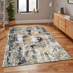 Sapana Carpet-Mats Rio Brown & White Printed Anti Skid Rectangle Contemporary Carpet-picture-15