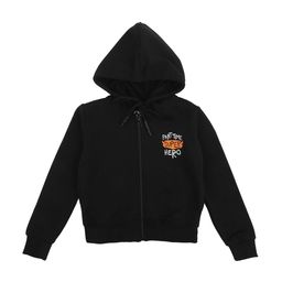 DYCA Boys Black Fleece Lightweight Bomber Jacket-25
