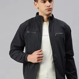 VOXATI Stand Collar Bomber Jacket-29