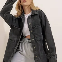 Trend Alacati stili Spread Collar Fashion Jacket-image-79