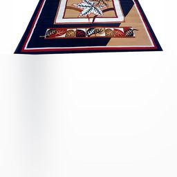 SANA CARPET Brown & Blue Ethnic Motifs Anti-Skid Carpet-image-61