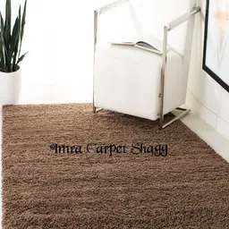 IMRA CARPET Brown Solid Handmade Polypropylene Carpet-picture-51