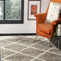 IMRA CARPET Grey Geometric Handmade Polypropylene Carpet-picture-13