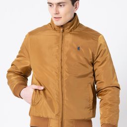 Red Tape Men Mustard Bomber Jacket-picture-32