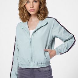 ONLY Women Blue Colourblocked Sporty Jacket-image-88