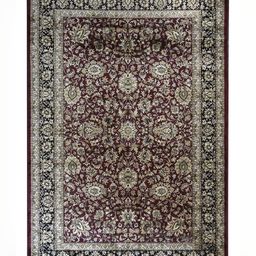 IMRA CARPET Maroon Floral Handmade Polyester Carpet-image-22