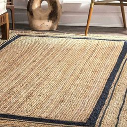 AaHo Decor Camel Brown Jute Traditional Braided Carpet-image-43