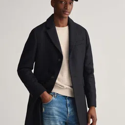 GANT Men Blue Longline Open Front Jacket-image-33