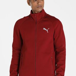 Puma Men Red EVOSTRIPE Slim Fit Track Jacket-image-68