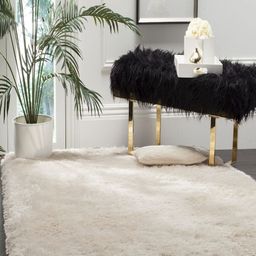 IMRA CARPET Cream-Coloured Solid Handmade Polyester Carpet-picture-36