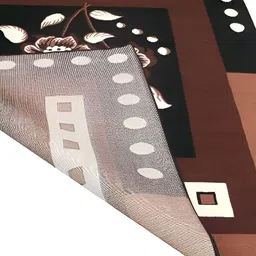 SANA CARPET Brown Rectangle Anti-Skid Carpet-image-28