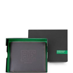 United Colors of Benetton Men Textured Leather Two Fold Wallet-image-63