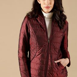 Gipsy Women Hooded Dry Fit Quilted Jacket-picture-53