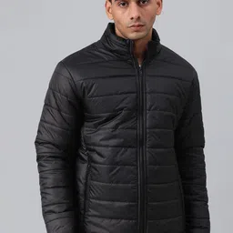 Kotty Men Mock Collar Puffer Jacket-image-44