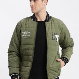 SHOWOFF Windcheater Rapid-Dry Mock Collar Puffer Jacket-26