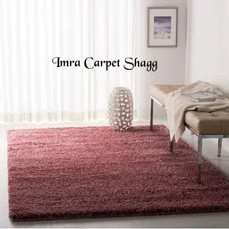 IMRA CARPET Rose Coloured Shaggy Carpets-picture-37