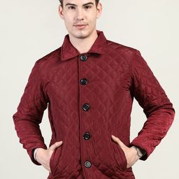 Dlanxa Men Maroon Outdoor Quilted Jacket-picture-19