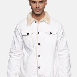 KULTPRIT Cotton Denim Jacket With Faux Fur Trim-image-83
