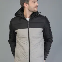 TQS Men Colourblocked Windcheater and Water Resistant Bomber Jacket-picture-31