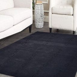 IMRA CARPET Black Woollen Shaggy Carpet-picture-40