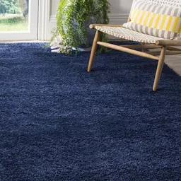 IMRA CARPET Blue Solid Polyester Carpet-picture-40