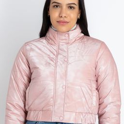 Status Quo Stand Collar Padded Jacket-11