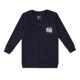 Bodycare Boys Navy Blue Bomber with Embroidered Jacket-image-17