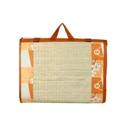 KALA DARSHAN CRAFTS BAZAR Brown Foldable Korai Grass Carpet-image-53