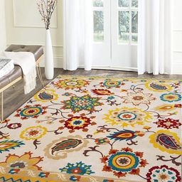 IMRA CARPET Beige Ethnic Motifs Handmade Woollen Carpet-picture-7