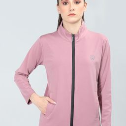 CHKOKKO Lightweight Mock Collar Sporty Jacket-image-86