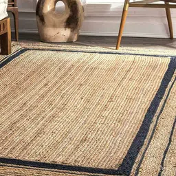 AaHo Decor Camel Brown & Grey Jute Carpets-8