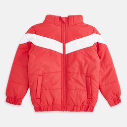 Pantaloons Junior Boys Striped Puffer Jacket-image-46
