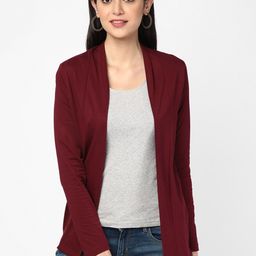 R&B Shawl Collar Open-Front Shrug-picture-31