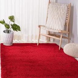 IMRA CARPET Red Solid Polyester Carpet-picture-38